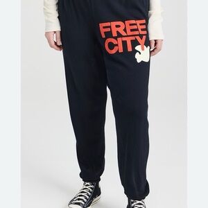 FREE CITY Cotton Logo Sweatpants